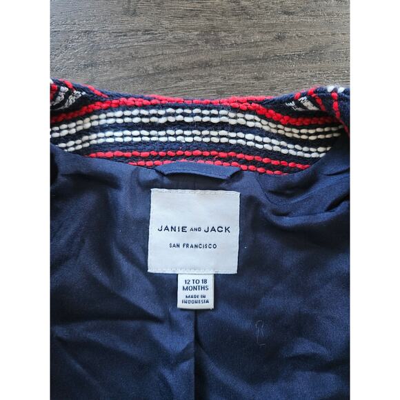 Janie and Jack Baby Girls Boucle Flower Jacket Holiday Size 12-18 Months - Picture 6 of 11